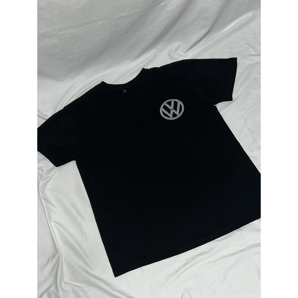 Volkswagen Street Racing Shirt Mens Large Black VW Golf Mk2 Graphic Short Sleeve